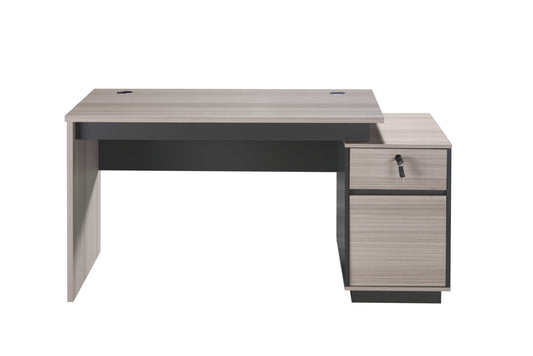 M324 Straight Desk with Pedestal