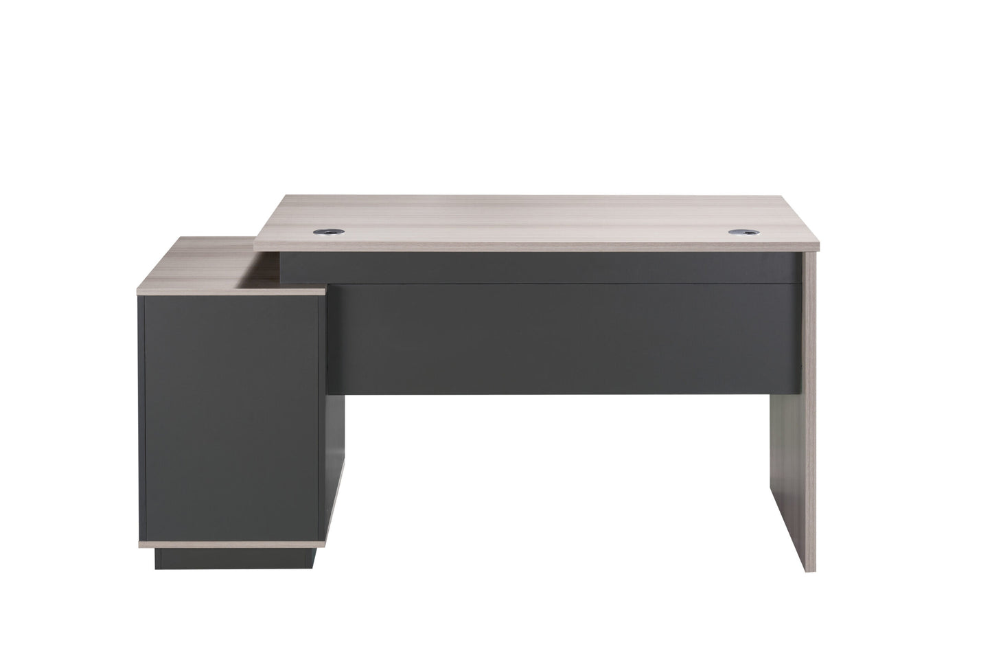 M324 Straight Desk with Pedestal